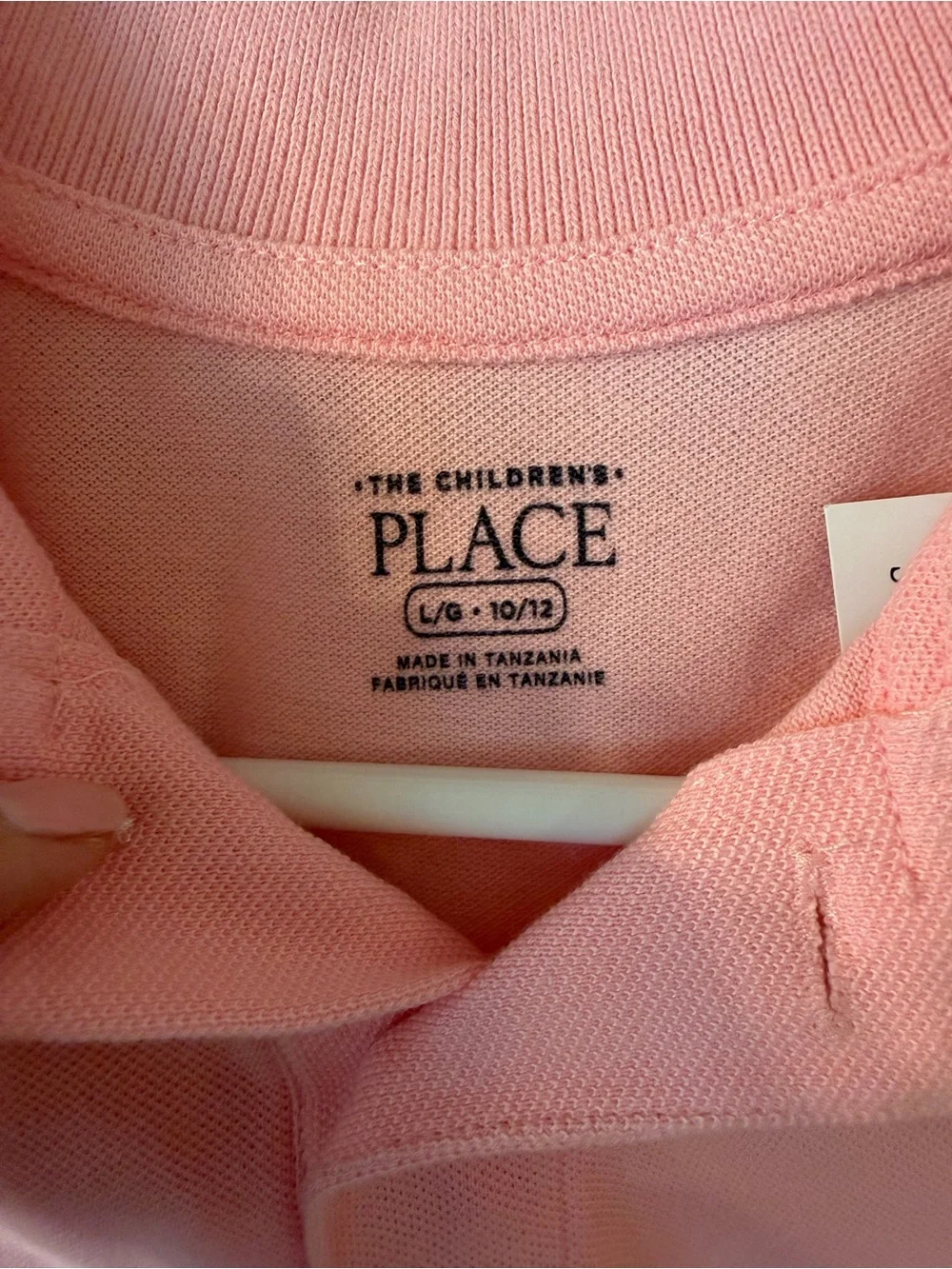 The Children’s Place Pink Polo Shirt Boys L‎ 10/12 New With Tags